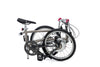 VELLO Bike+ Gears with titanium frame and Zehus motor folded