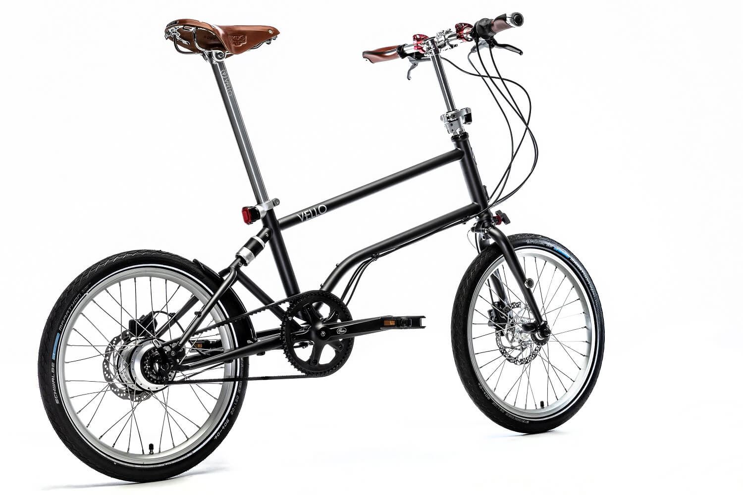 VELLO Rohloff Special Edition Luxury Folding Bike - Leather Saddle Brooks - Rohloff Handmade Speedhub