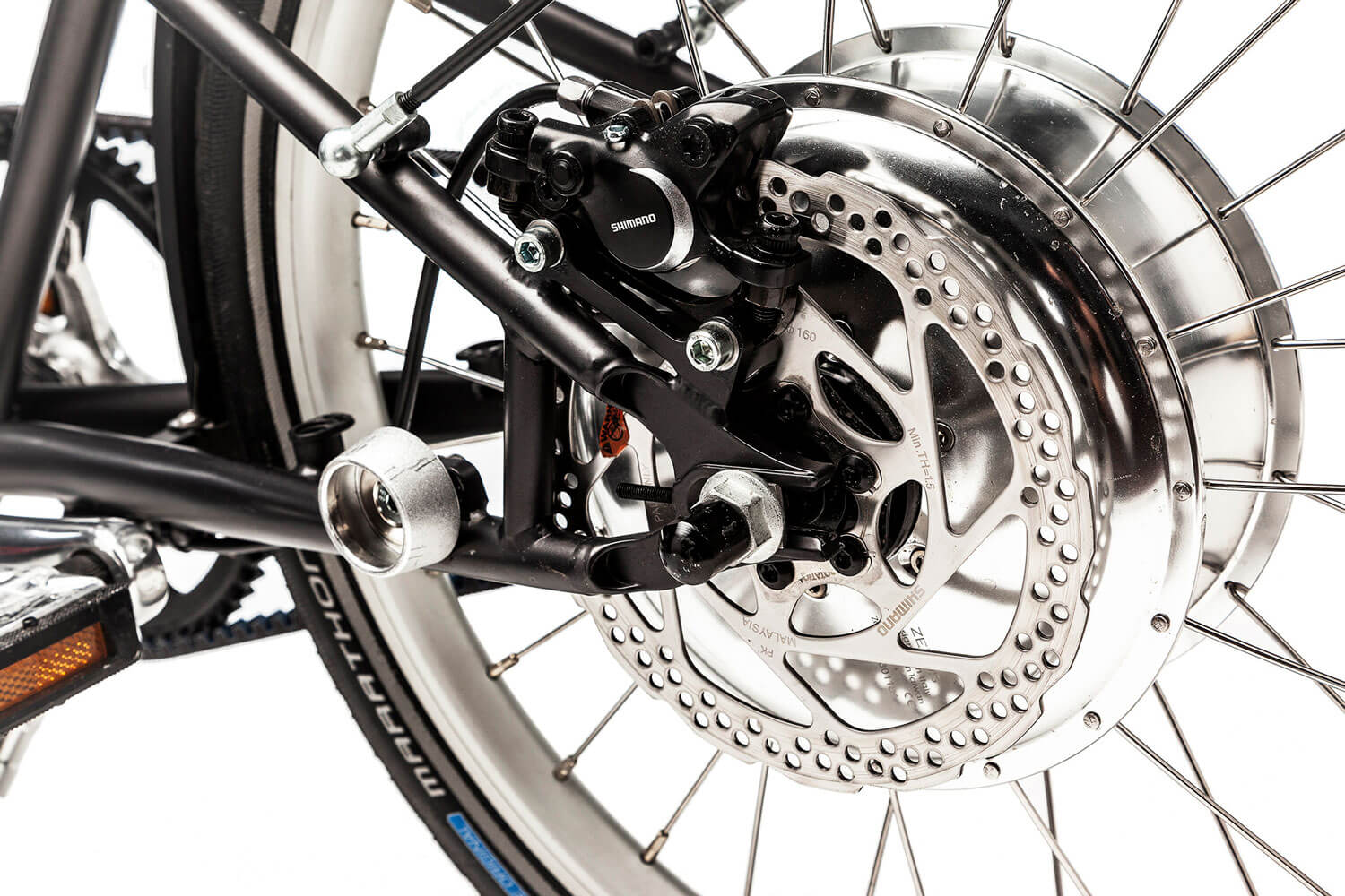 VELLO Bike+ - Shimano Disc Brake - Electric Engine Zehus- Electric Folding Bike
