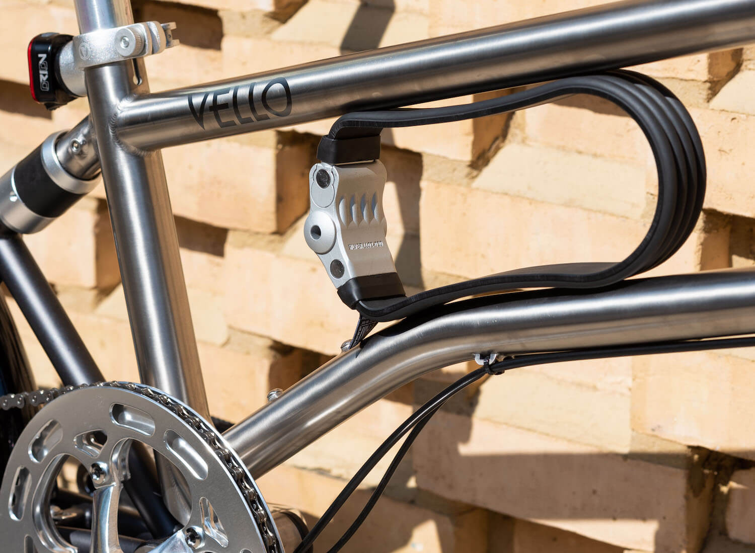 LiteLok Flexi U - Portable Lightweight Anti Theft System for Bicycle - Vello Folding Bikes