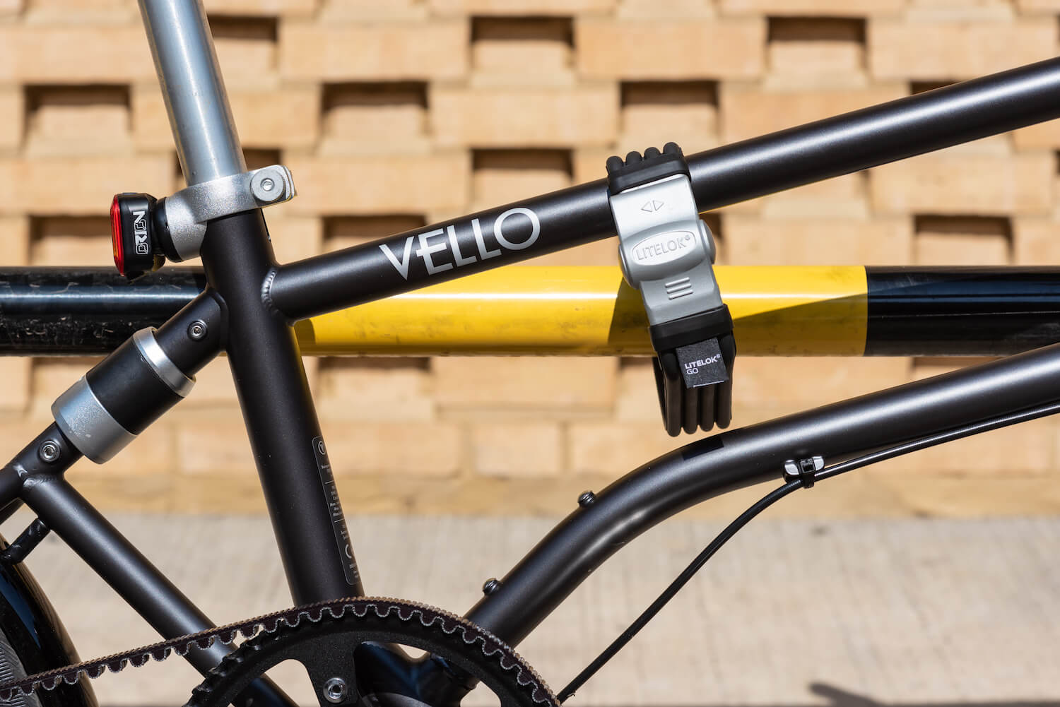 VELLO LiteLok Flexi U 52 - Lock for Folding Bikes - Safety Lock