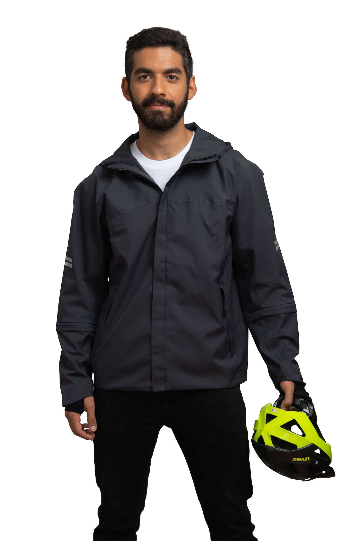 VELLO - MONTREET - The Cyclist - Bicycle Sportswear - Cycling Wear - Bike Gear - Wind Coat - Coat with Zipper and Hood - Windproof