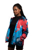 MONTREET The Cyclist Bicycle Jacket - Jacket with Zipper - Windproof Jacket - Artist Print - Designer fashion made in Vienna
