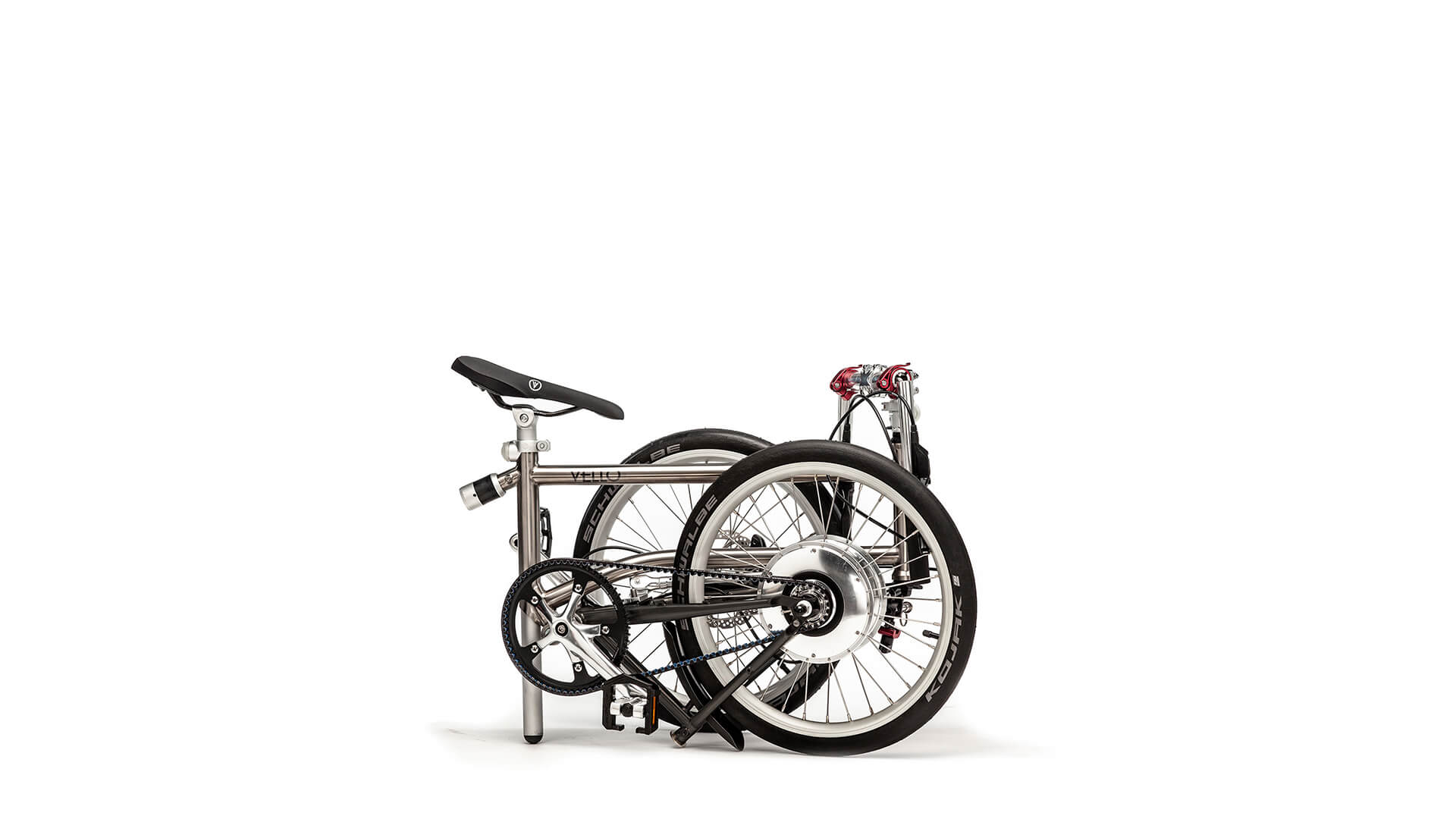 VELLO BIKE+ TITANIUM - The lightest Electric Folding Bike - Under 13kg - Bicycle Folded Lightweight